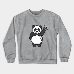 Hello Giant Panda Bear Crewneck Sweatshirt